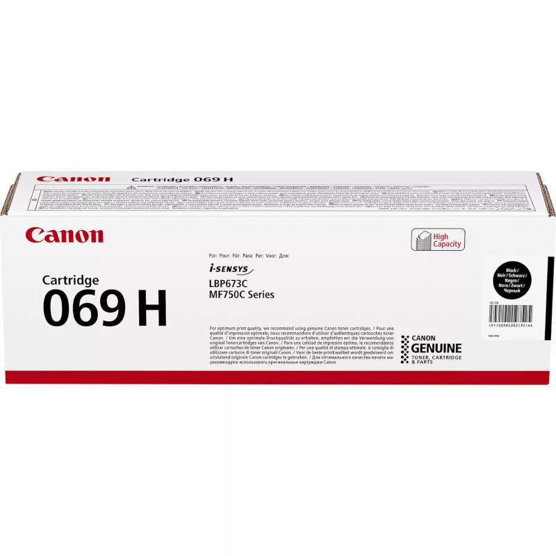 Картридж Canon 069H Black Toner Cartridge (5098C002)